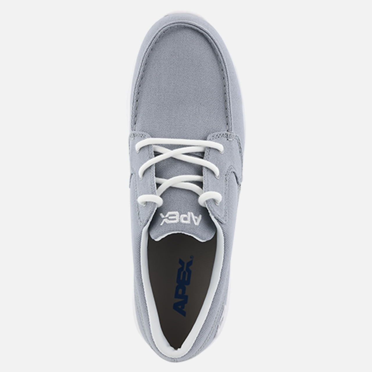 Men's Moc Toe Canvas Loafer - Gray