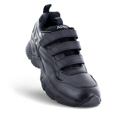 Men's Strap Walking Shoe - X Last - 3-Strap - Black