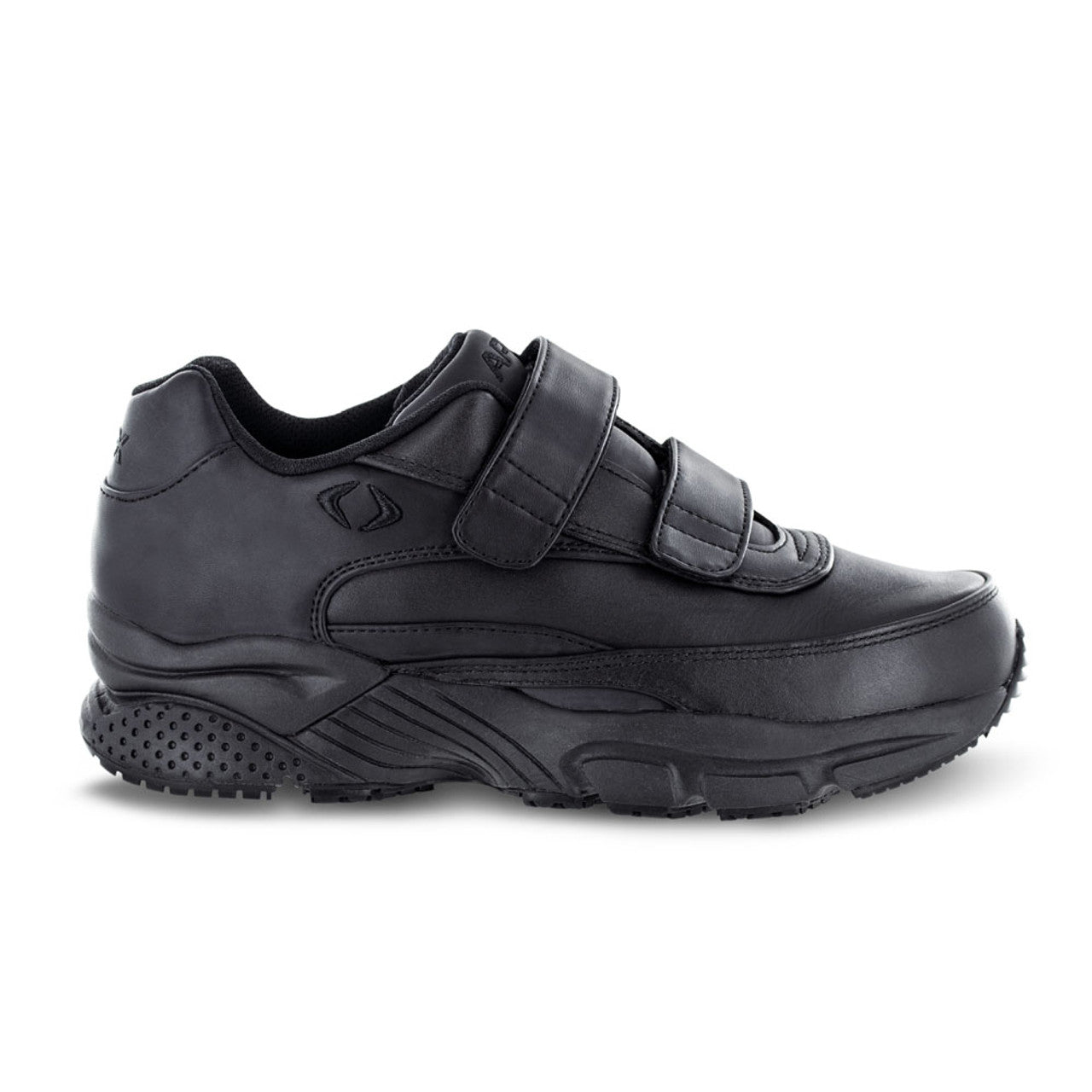 Men's Strap Walking Shoe - X Last - 2-Strap - Black