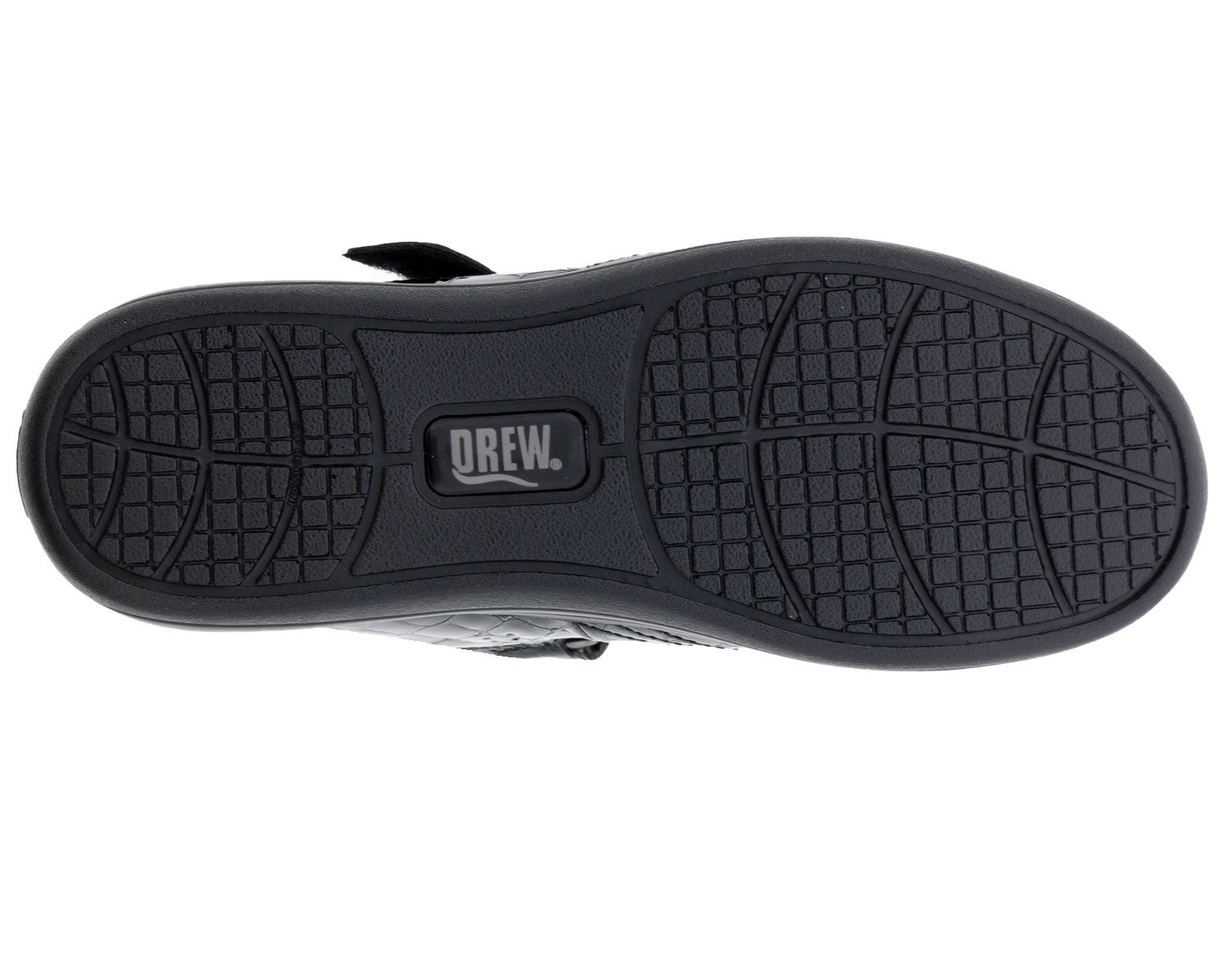 ROSE Black Croc Patent Leather