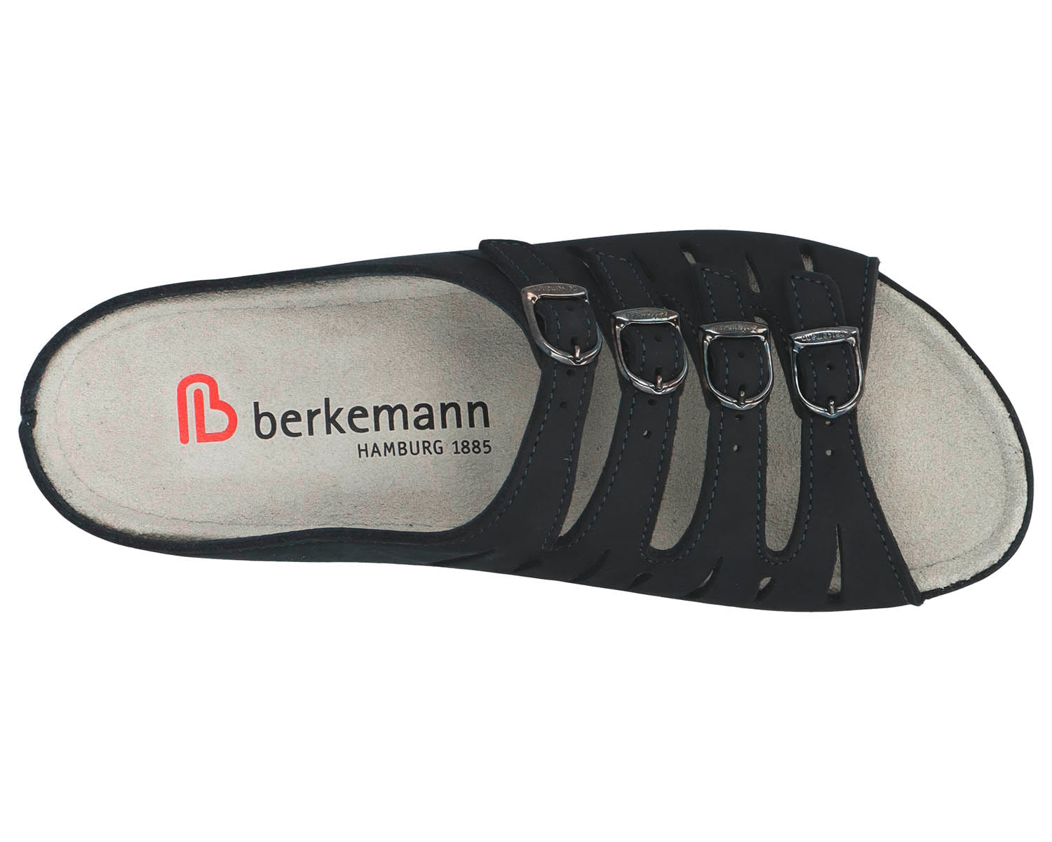 HASSEL Dark Blue Nubuck Leather