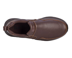 MATCH Brown Pebbled Leather