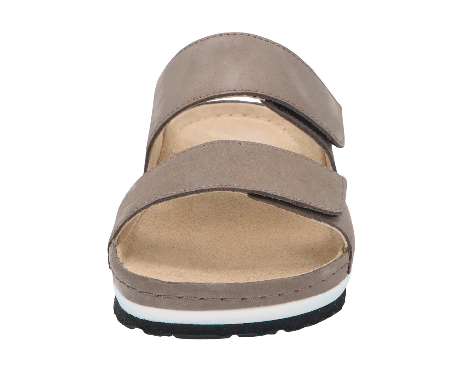 SIRENA Mud Gray Soft Nubuck Leather