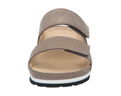 SIRENA Mud Gray Soft Nubuck Leather