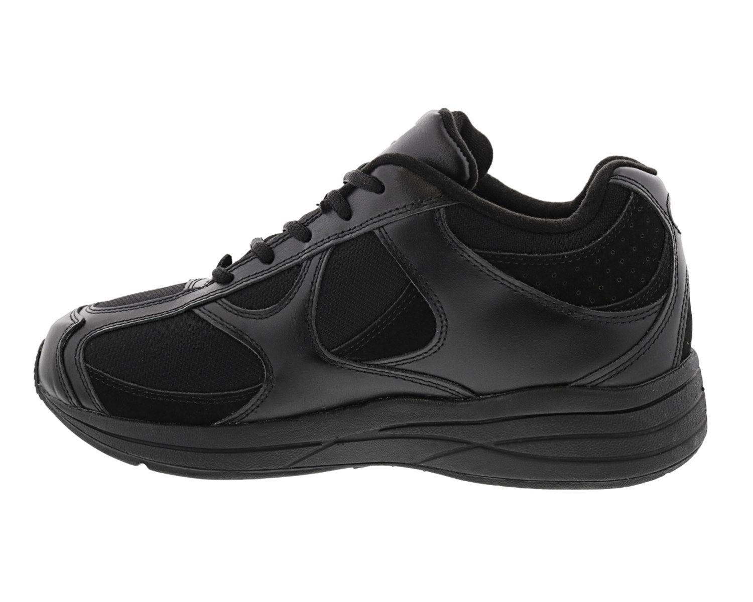 SURGE Black Leather/Black Mesh