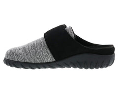 SUNSHINE Black Microsuede/Grey Fabric Stretch