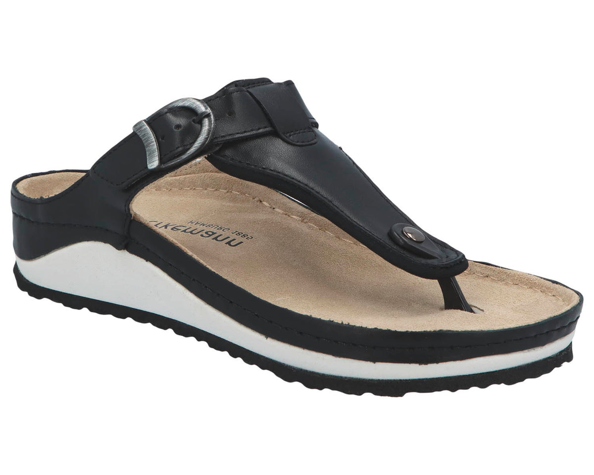 MILA Black Calfskin Leather