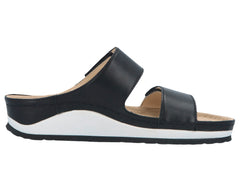 SIRENA Black Calfskin Leather