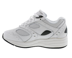FLARE White Leather Perf/White Mesh