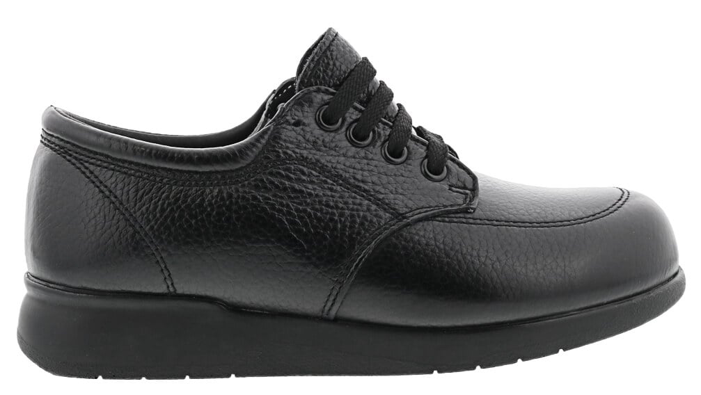 NEW VILLAGER Black Soft Pebble Leather