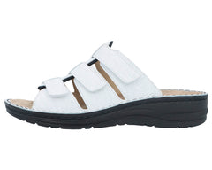 SENTA Pearl White Leather