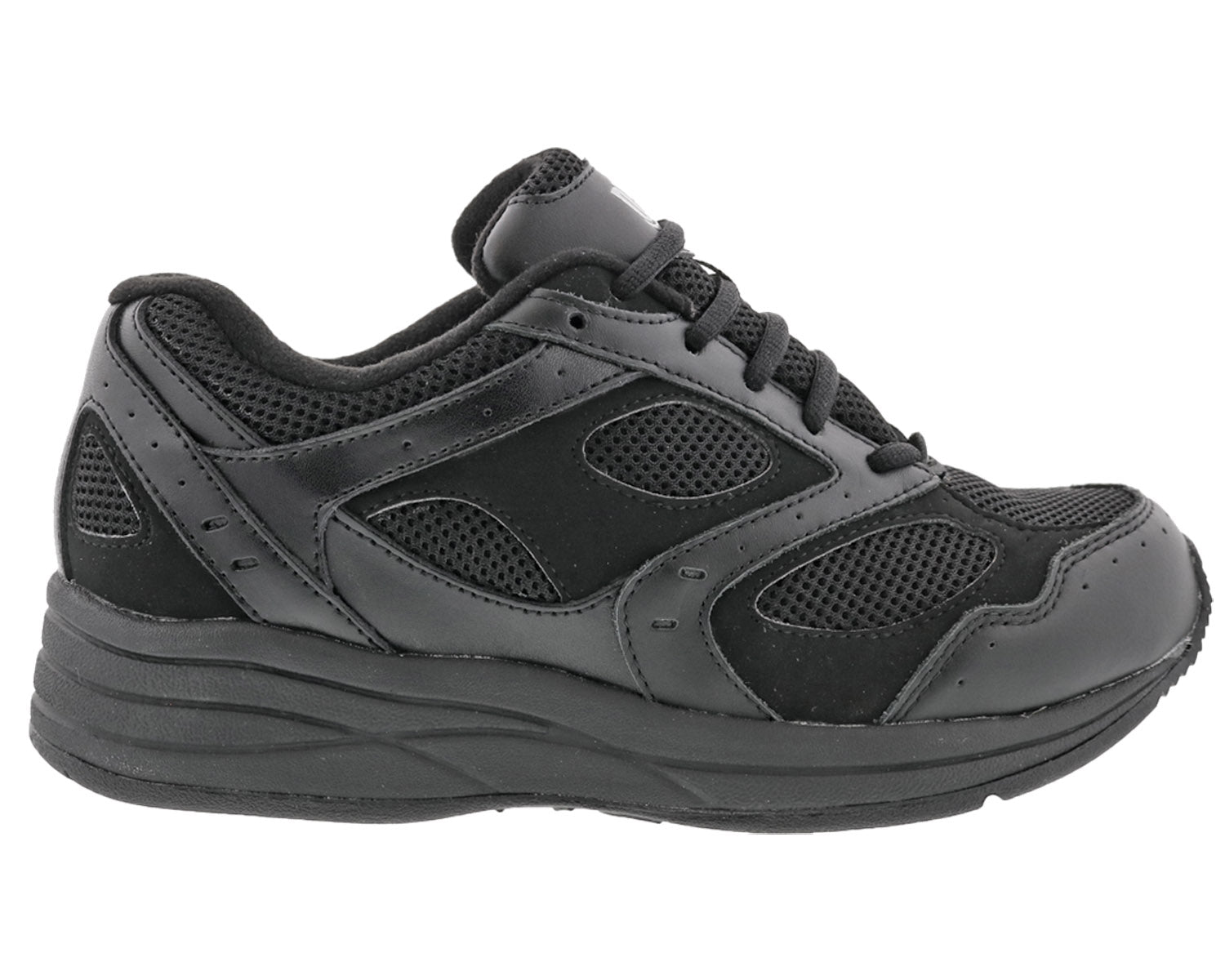 FLARE Black Leather/Mesh
