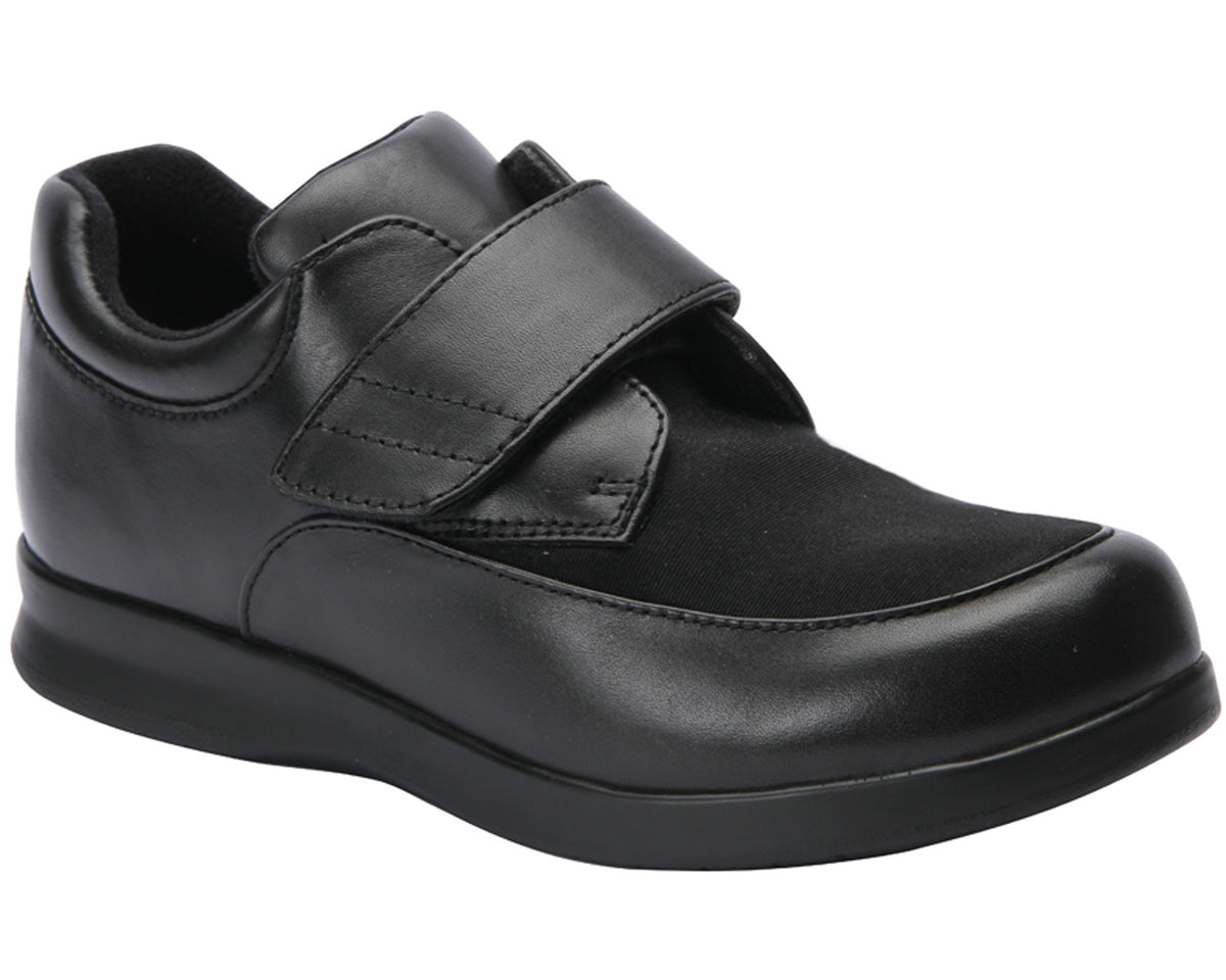 QUEST Black Leather / Black Stretch