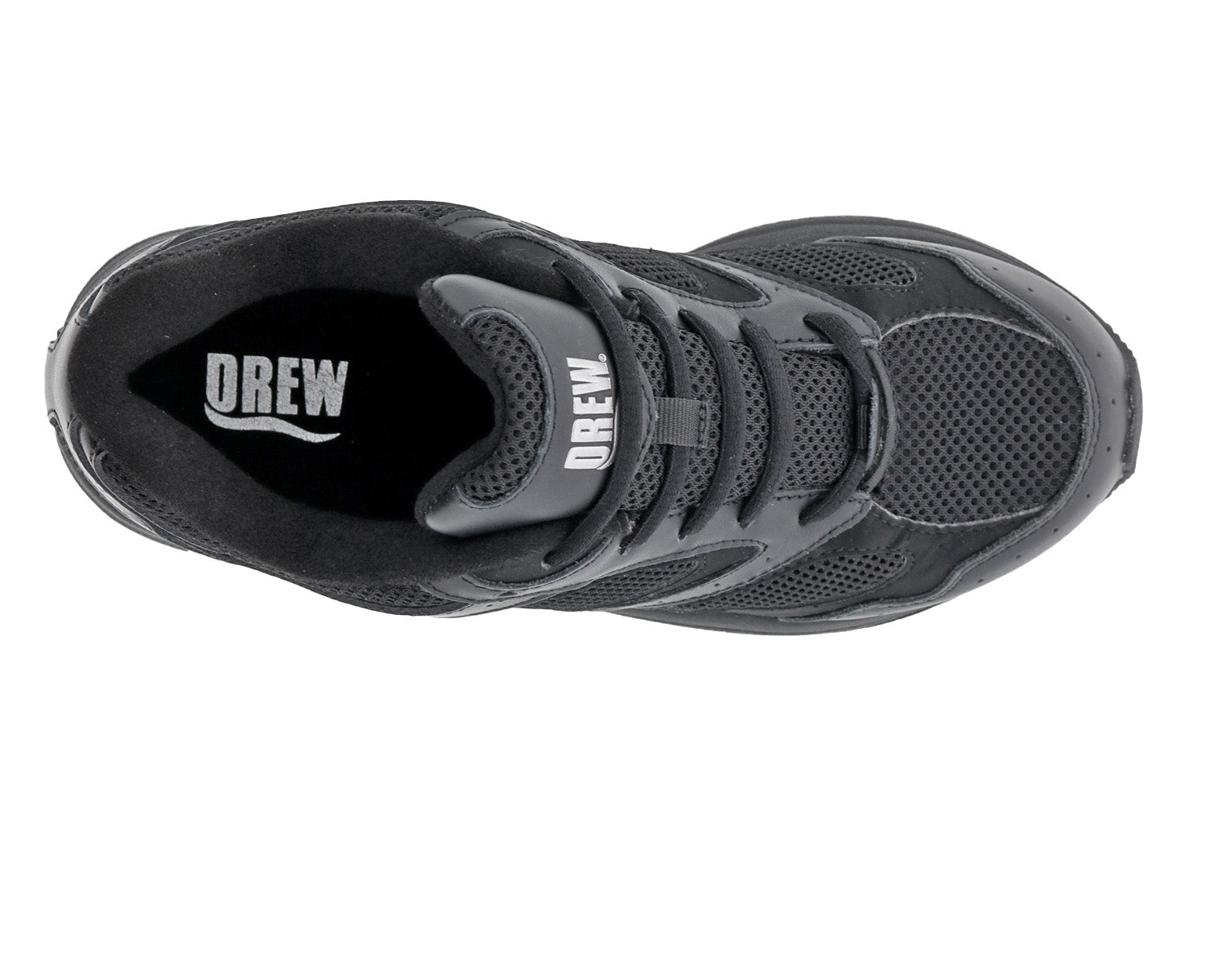 FLARE Black Leather/Mesh