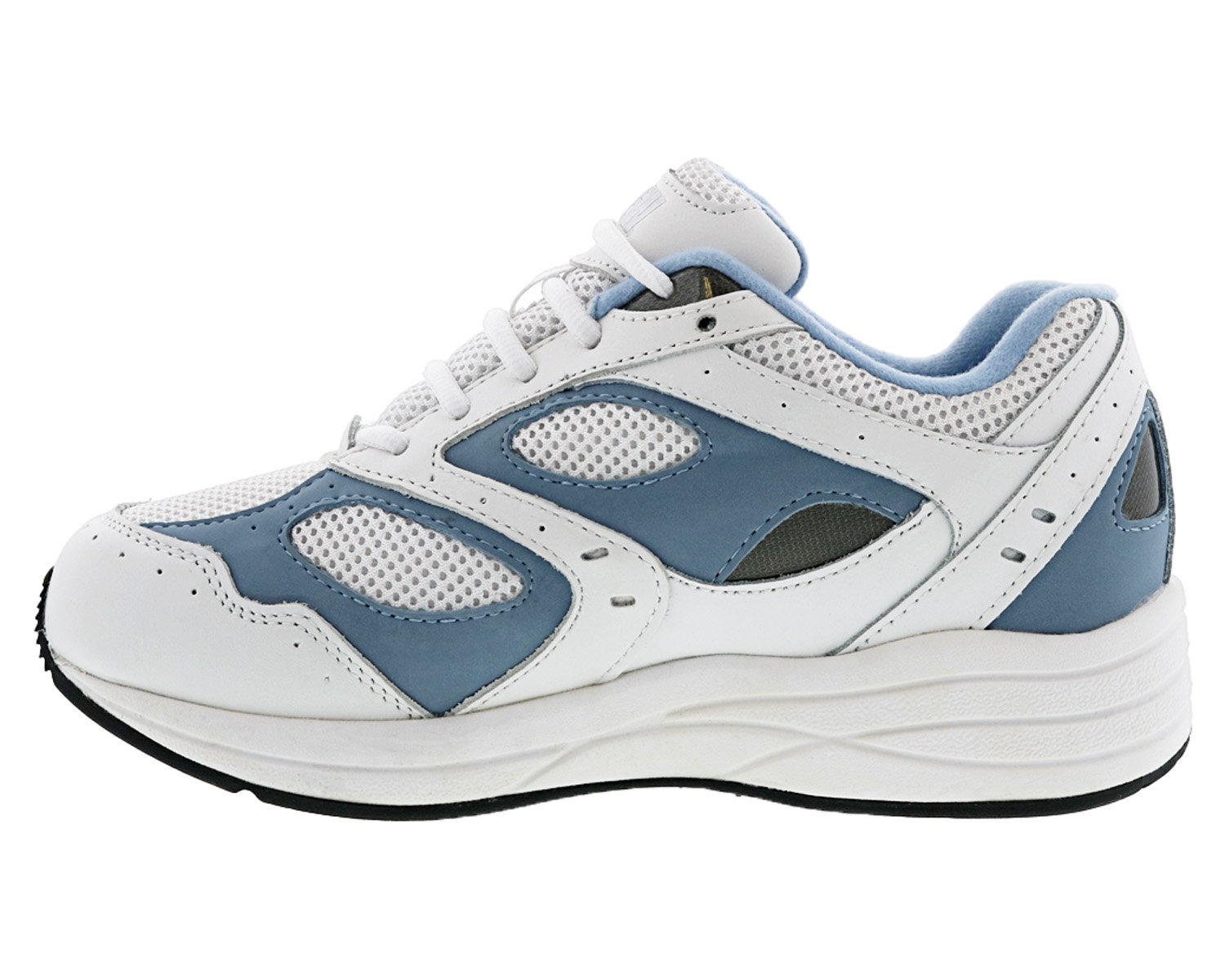 FLARE White Blue Leather / White Mesh