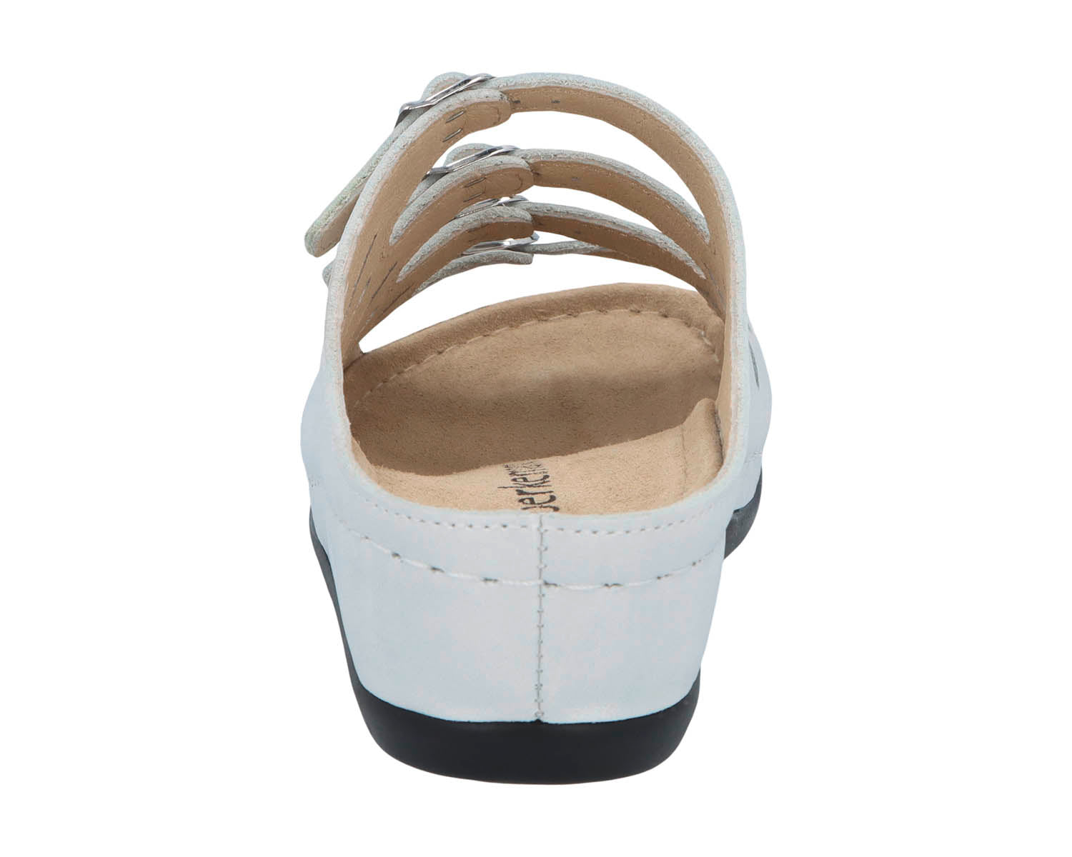 HASSEL Silver White Perlato Leather