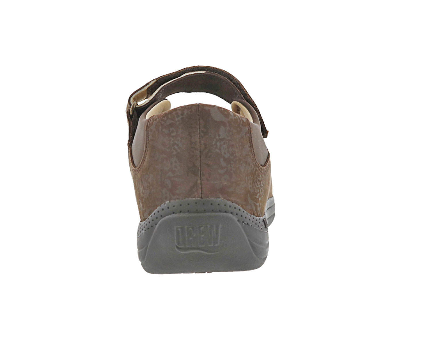 ROSE Brown Metallic Foil Leather