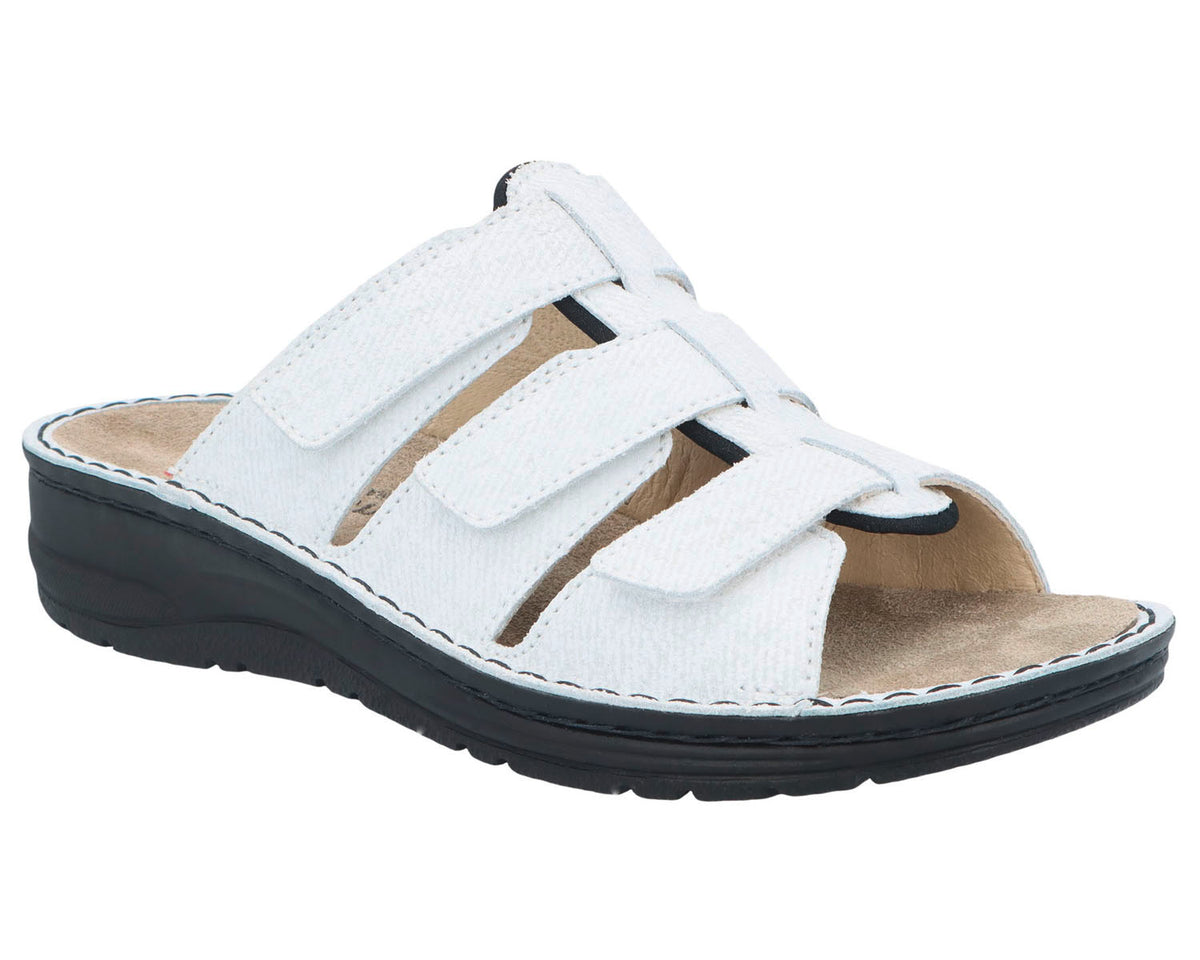SENTA Pearl White Leather