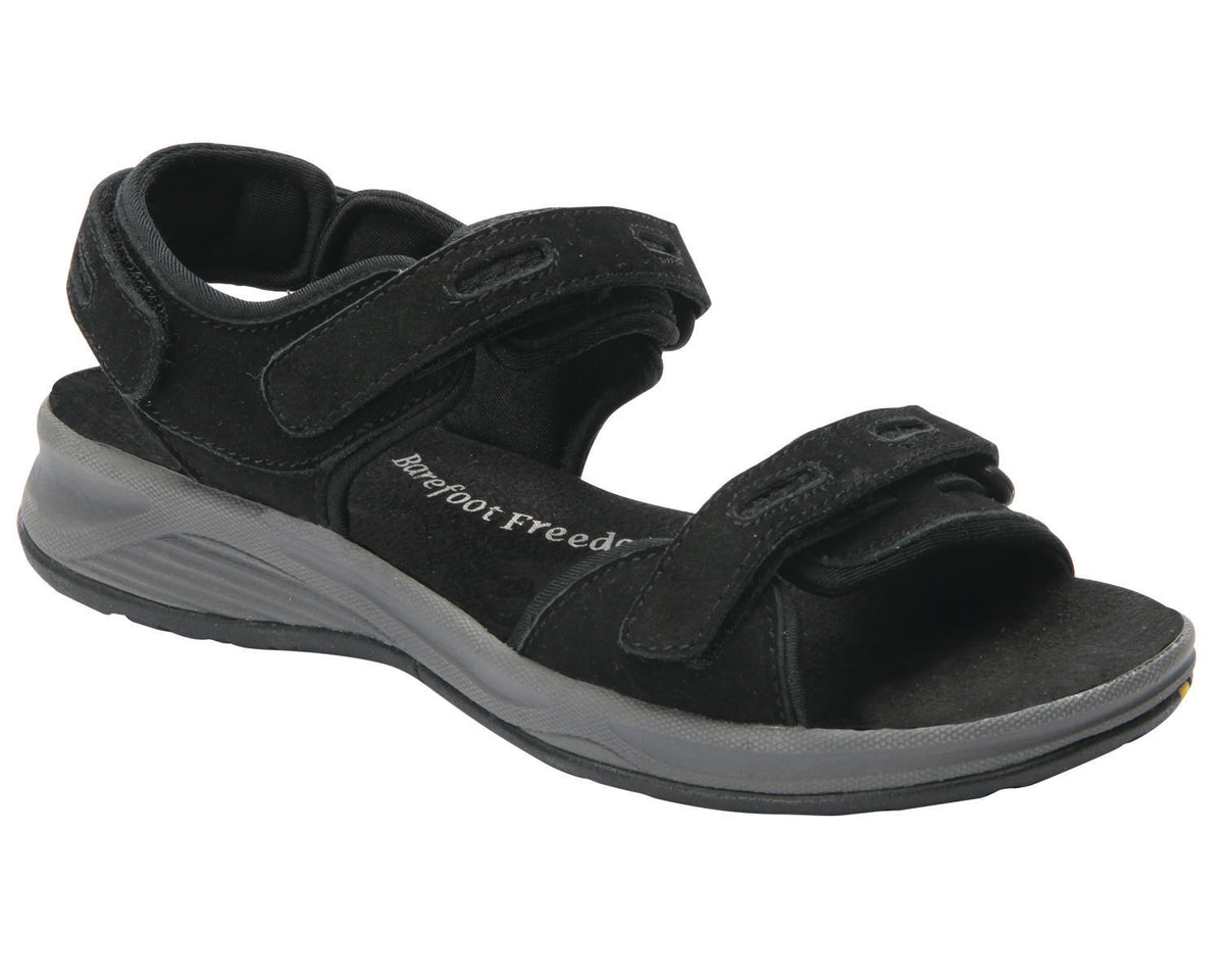 CASCADE Black Nubuck Leather
