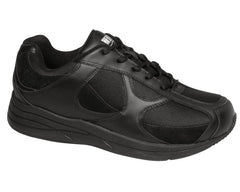 SURGE Black Leather/Black Mesh
