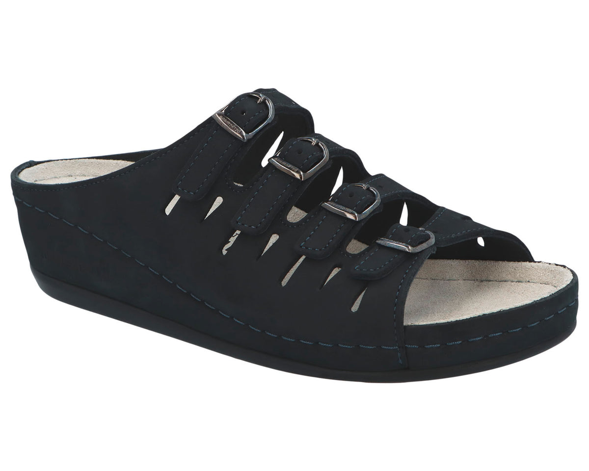 HASSEL Dark Blue Nubuck Leather