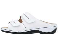 DARIA White Calfskin Leather