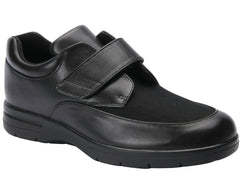 JOURNEY II Black Leather/Black Stretch